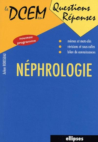 Néphrologie (9782729813161-front-cover)