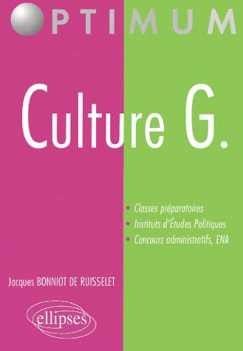 Culture G. (9782729806408-front-cover)