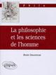 philosophie et les sciences de l'homme (La) (9782729858032-front-cover)