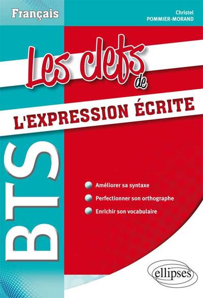 BTS - Les clefs de l’expression écrite (9782729873653-front-cover)