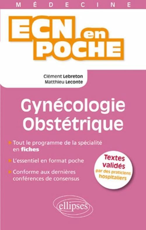 Gynécologie-obstétrique (9782729862602-front-cover)