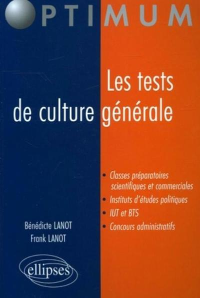 Les tests de culture générale (9782729826642-front-cover)