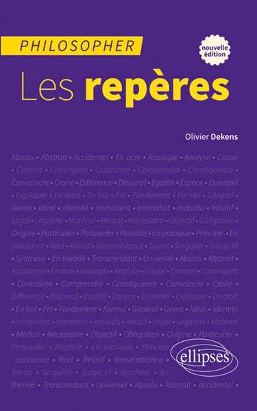 Philosopher. Les repères (Nouvelle édition) (9782729890933-front-cover)