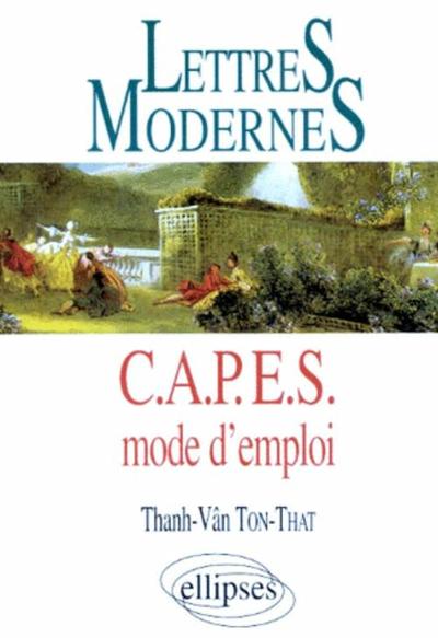 Lettres Modernes - CAPES - Mode d'emploi (9782729867171-front-cover)