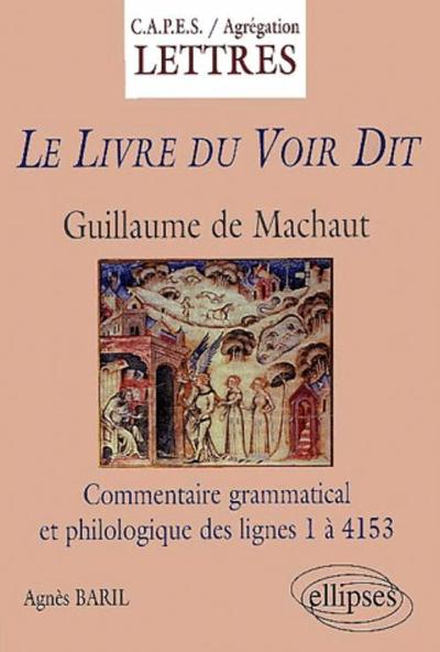 Machaut, Le Livre du Voir Dit - Commentaire grammatical et philologique (9782729807702-front-cover)