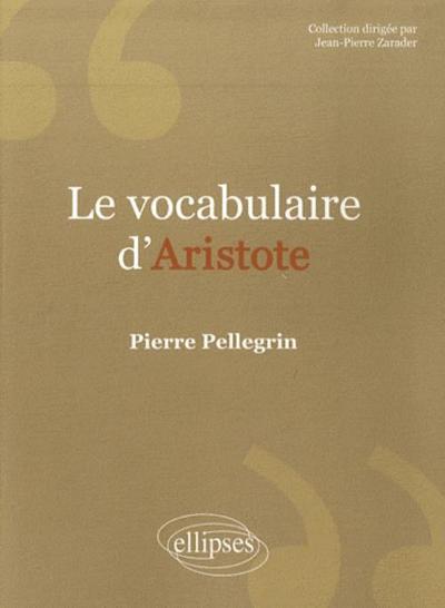 Vocabulaire d'Aristote. Nouvelle édition (9782729841874-front-cover)