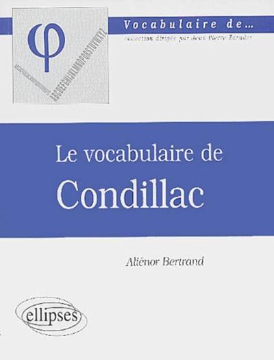 vocabulaire de Condillac (Le) (9782729808211-front-cover)
