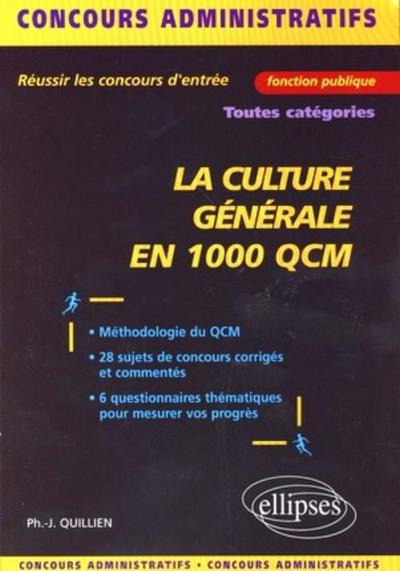 La culture générale en 1000 QCM (9782729828004-front-cover)