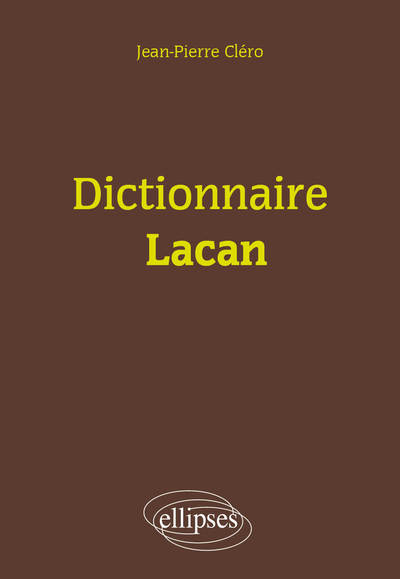 Dictionnaire Lacan (9782729830953-front-cover)