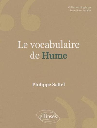 Le vocabulaire de Hume - Nouvelle éd. (9782729852139-front-cover)