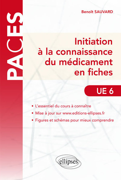 UE6 - Initiation à la connaissance du médicament en fiches (9782729875596-front-cover)