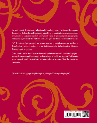 Dictionnaire des citations (9782729854133-back-cover)