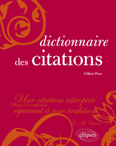 Dictionnaire des citations (9782729854133-front-cover)