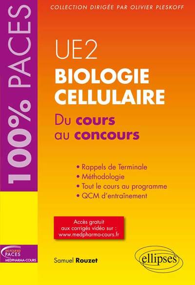 UE2 - Biologie cellulaire. Du cours au concours (9782729883607-front-cover)