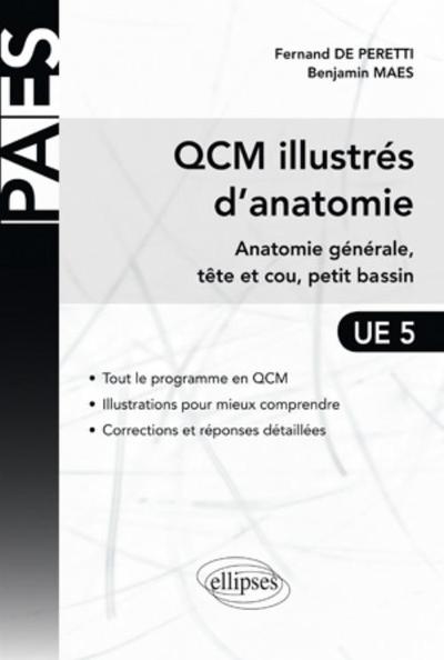 QCM illustrés d'Anatomie (9782729863470-front-cover)