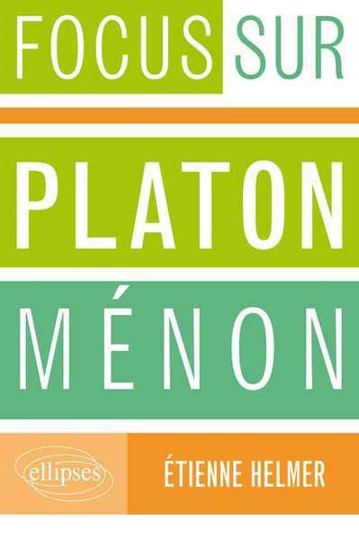 Platon, Ménon (9782729875534-front-cover)