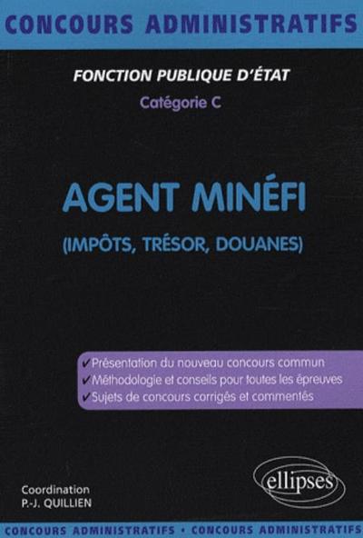Agent MINÉFI (Impôts, Trésor, Douanes) (9782729836238-front-cover)