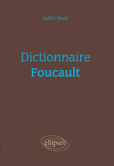 Dictionnaire Foucault (9782729830939-front-cover)