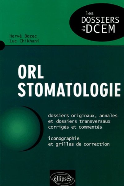 ORL - Stomatologie (9782729822156-front-cover)