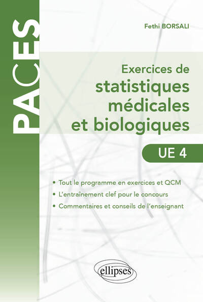 UE4 - Exercices de statistiques médicales et biologiques (9782729866501-front-cover)