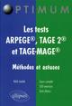 Les tests  ARPEGE®, TAGE 2® et TAGE-MAGE®. Méthodes et astuces (9782729862008-front-cover)