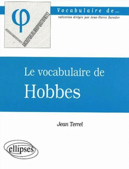 vocabulaire de Hobbes (Le) (9782729817206-front-cover)