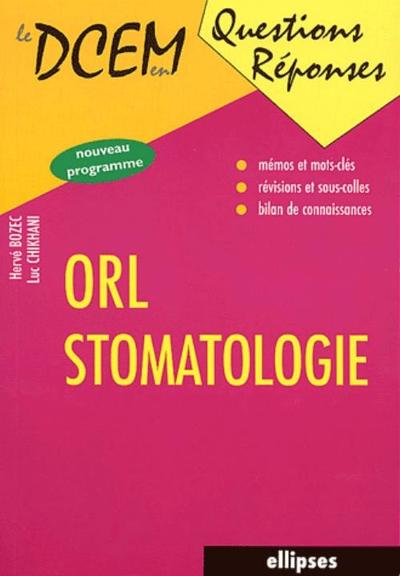 ORL - Stomatologie (9782729815394-front-cover)