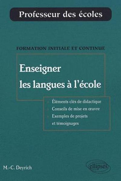 Enseigner les langues à l'école (9782729835040-front-cover)