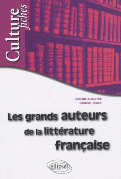 Les grands auteurs de la littérature française (9782729841980-front-cover)