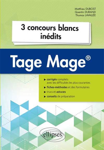 3 concours blancs Tage Mage® (9782729884741-front-cover)