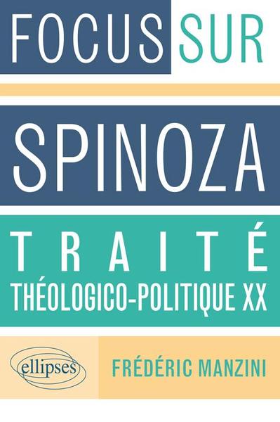 Traité théologico-politique, XX, Spinoza (9782729866440-front-cover)