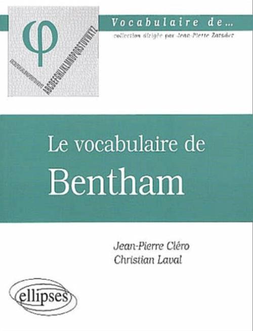vocabulaire de Bentham (Le) (9782729811686-front-cover)
