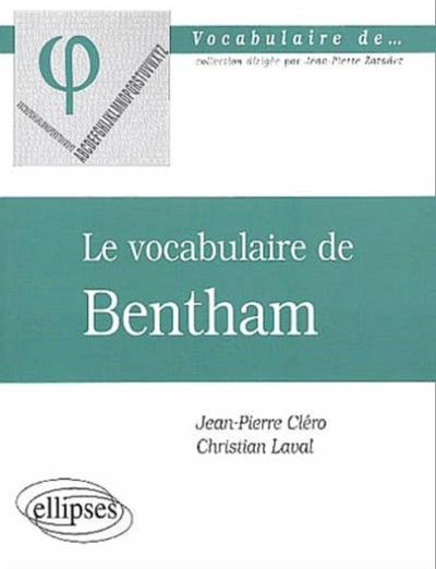 vocabulaire de Bentham (Le) (9782729811686-front-cover)