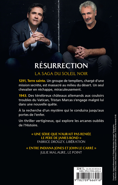 Résurrection, La Saga du Soleil noir, Tome 4 (9782709666916-back-cover)