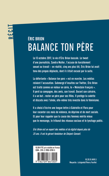 Balance ton père, Lettre à mes filles du premier accusé de Balancetonporc (9782709667005-back-cover)