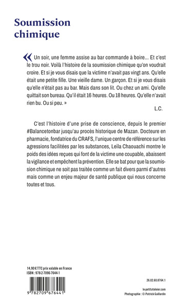 Soumission chimique, Pour en finir avec les idées reçues (9782709676441-back-cover)