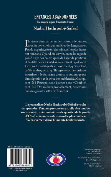 Enfances abandonnées, Une enquête auprès des enfants des rues (9782709669900-back-cover)