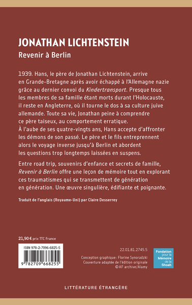 Revenir à Berlin, Sur les traces de mon père (9782709668255-back-cover)