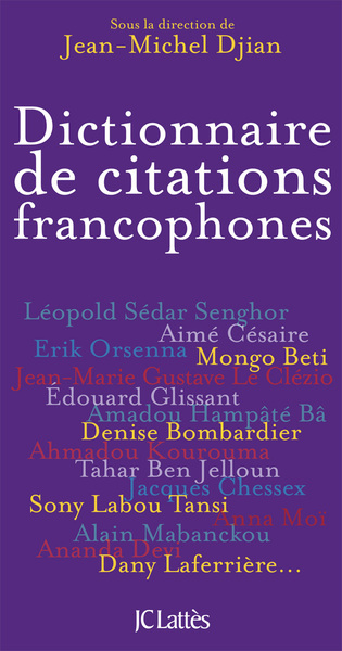 Dictionnaire des citations francophones (9782709636834-front-cover)