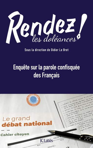 Rendez les doléances !, Enquête sur la parole confisquée des Français (9782709668736-front-cover)