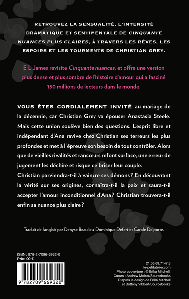 More Grey, Cinquante nuances plus claires par Christian (9782709669320-back-cover)