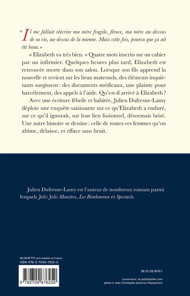 Elizabeth va très bien (9782709676250-back-cover)