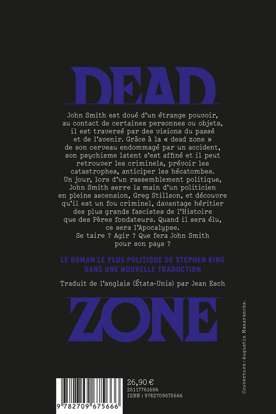 Dead Zone - Édition collector (9782709675666-back-cover)
