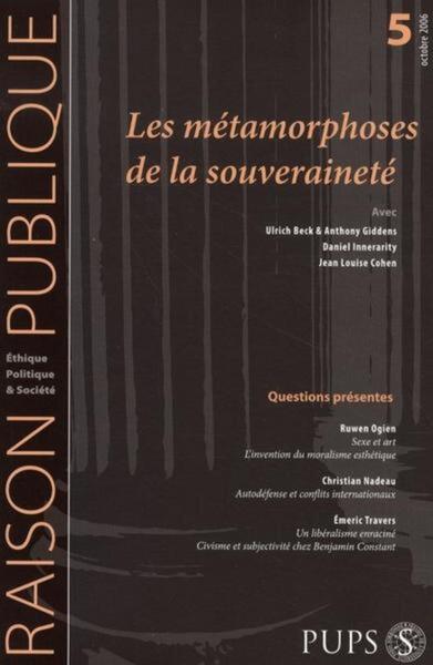 METAMORPHOSES DE LA SOUVERAINETE (9782840504702-front-cover)