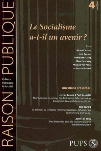 SOCIALISME A T IL UN AVENIR (9782840504405-front-cover)