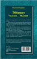 Distances Mai 2012 - Mai 2015 (9791030901030-back-cover)