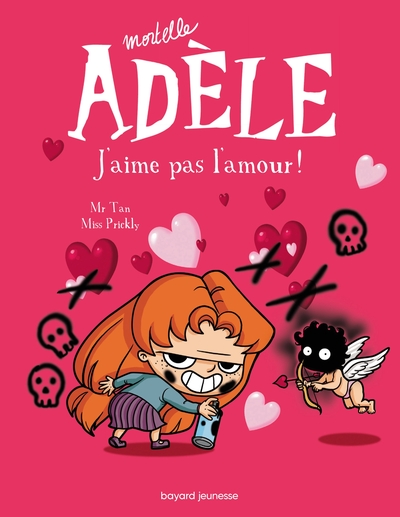 BD Mortelle Adèle, Tome 04, J'aime pas l'amour ! (9782848018706-front-cover)