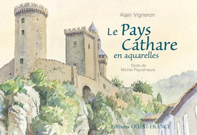 Le Pays cathare en aquarelles (9782737330773-front-cover)
