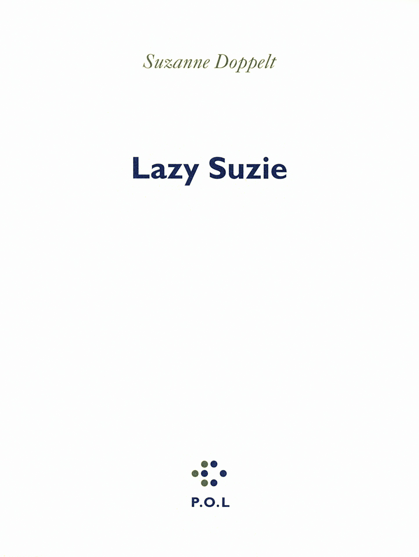 Lazy Suzie (9782846823692-front-cover)