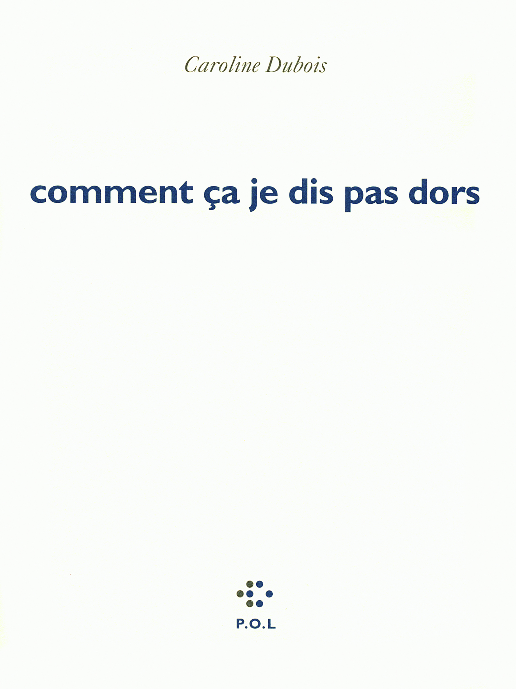 Comment ça je dis pas dors (9782846822169-front-cover)